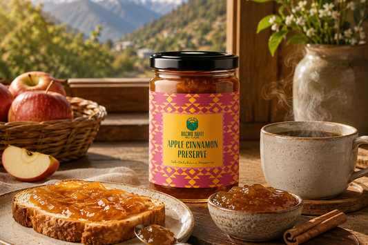 Apple Cinnamon Preserve: A Morning Staple from the Himalayan Orchards