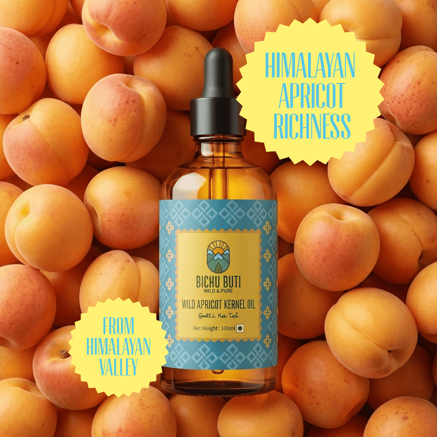 Wild Kernel Apricot Oil - Gutti Ka Tel