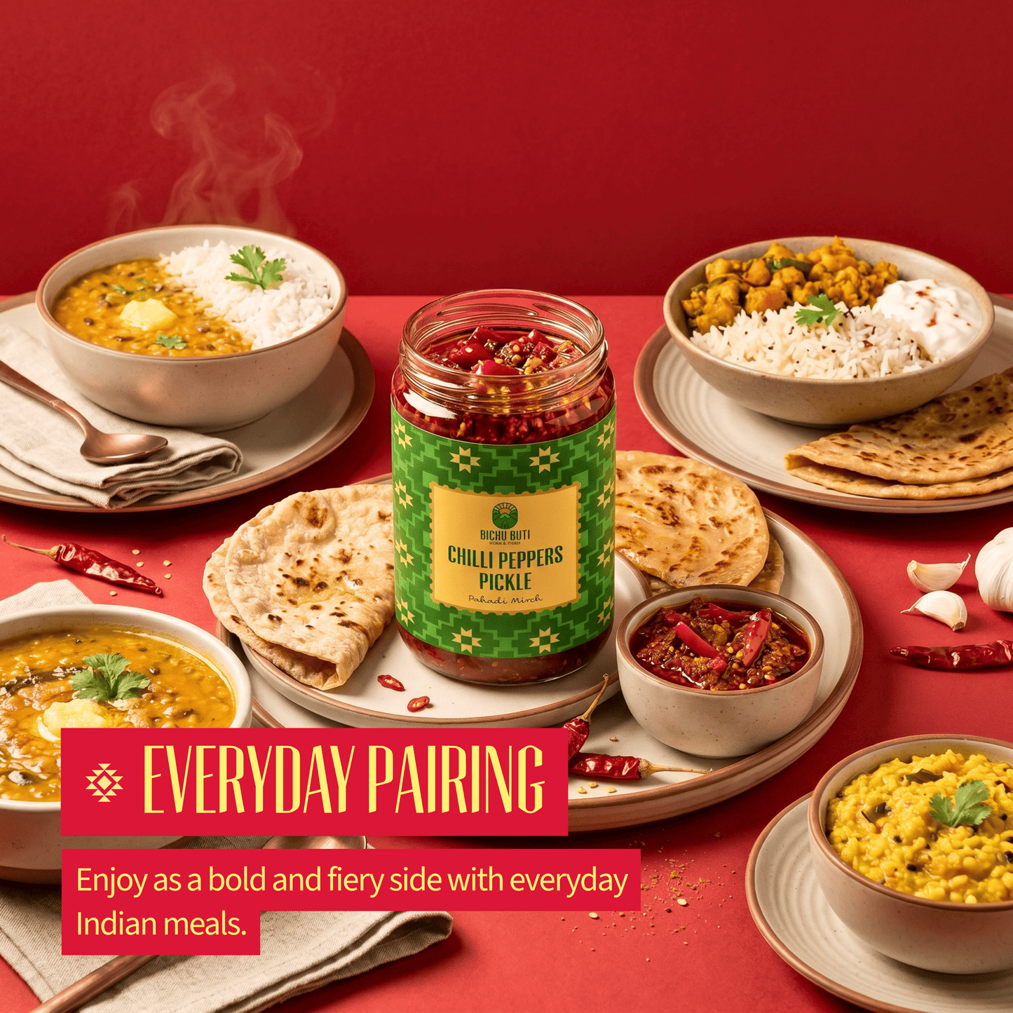 Chilli Peppers Pickle - Pahadi Mirch
