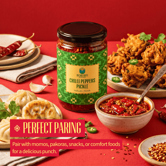 Chilli Peppers Pickle - Pahadi Mirch