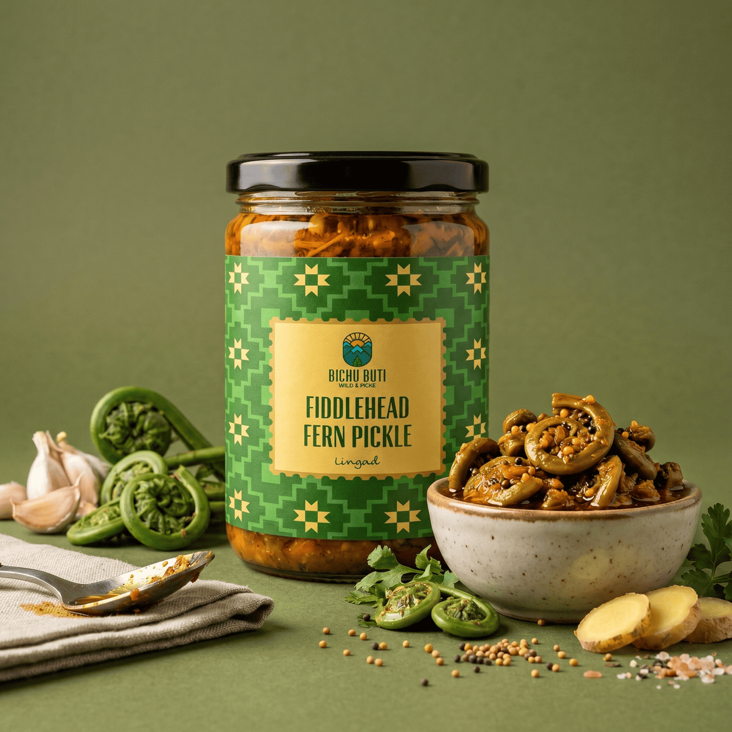 Fiddlehead Fern Pickle - Lingad