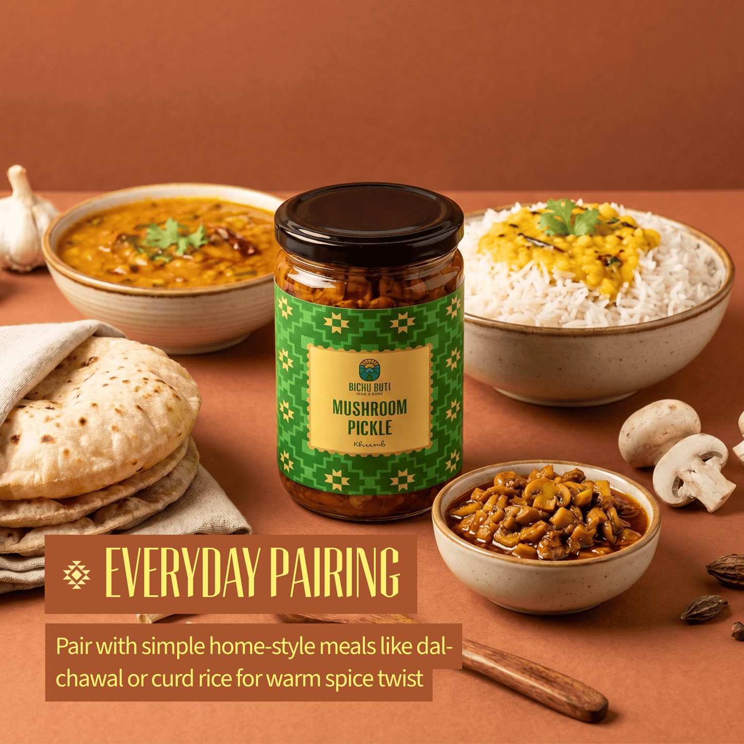 Mushroom Pickle - Khumb