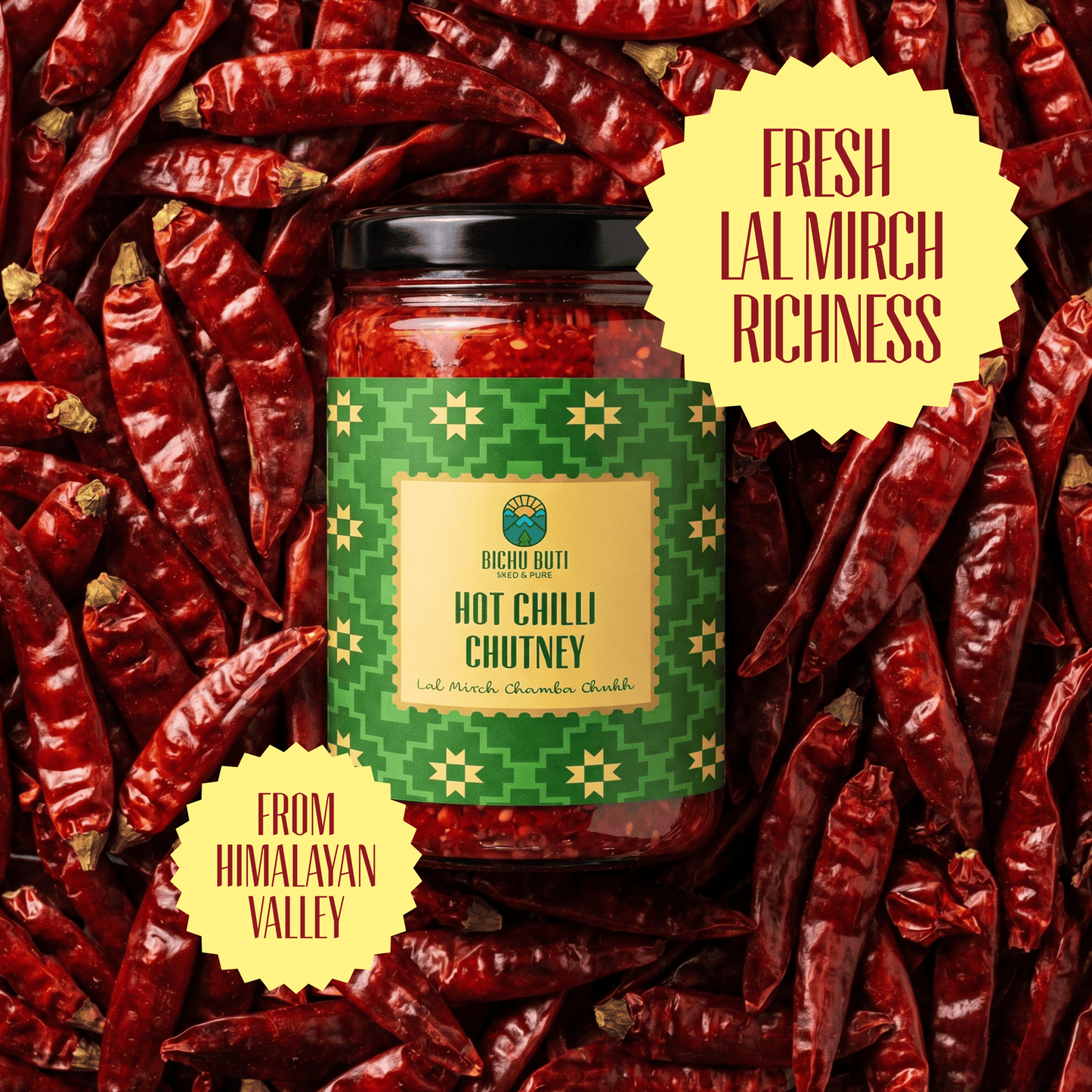Hot Chilli Chutney - Lal Mirch Chamba Chukh