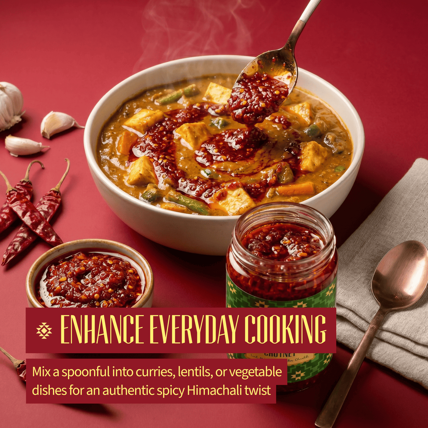 Hot Chilli Chutney - Lal Mirch Chamba Chukh