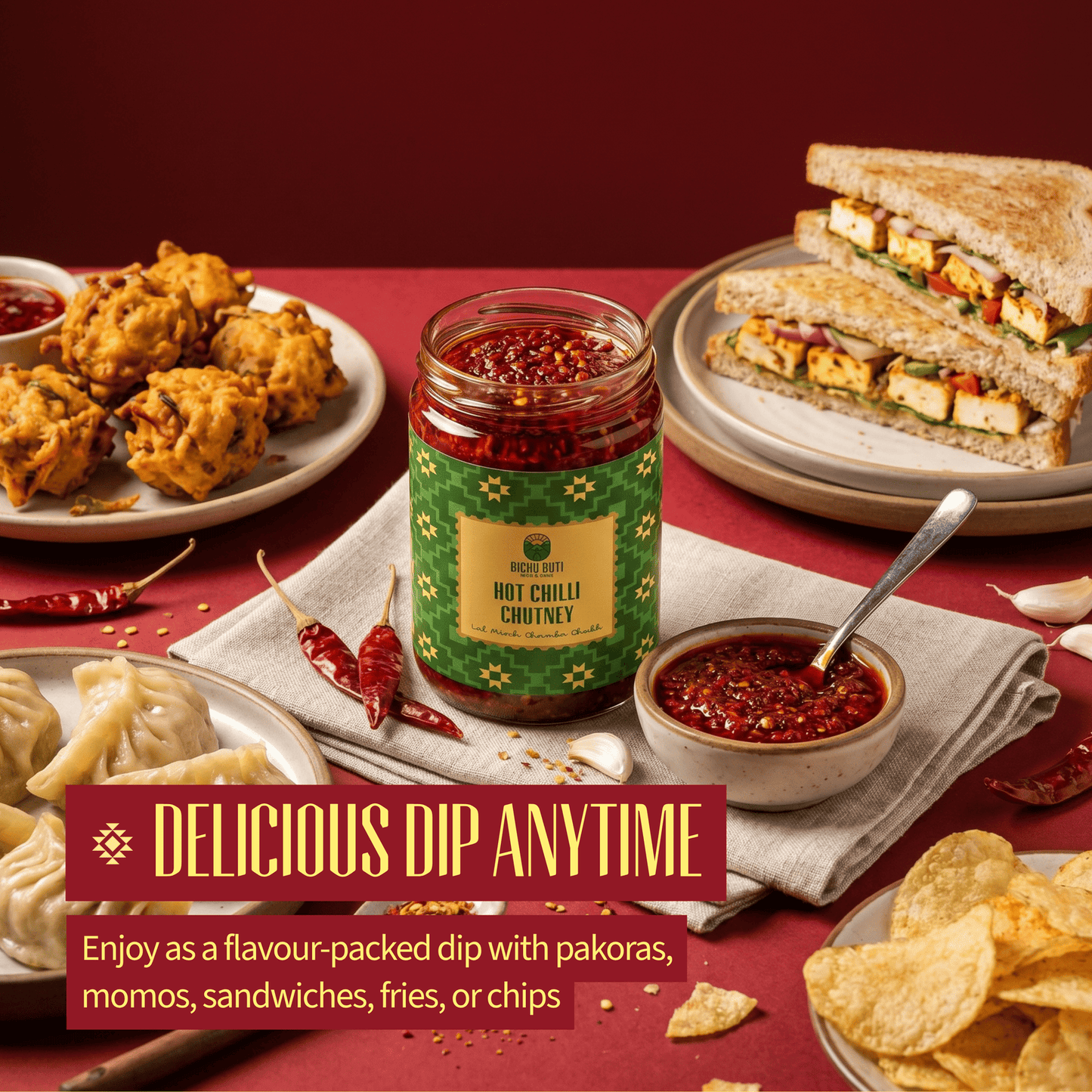 Hot Chilli Chutney - Lal Mirch Chamba Chukh
