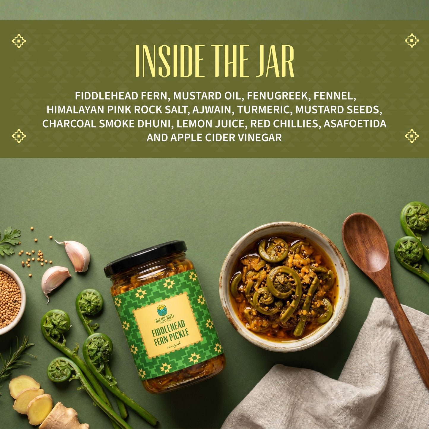 Fiddlehead Fern Pickle - Lingad