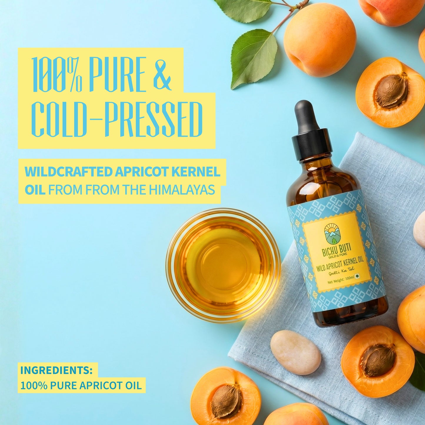 Wild Kernel Apricot Oil - Gutti Ka Tel