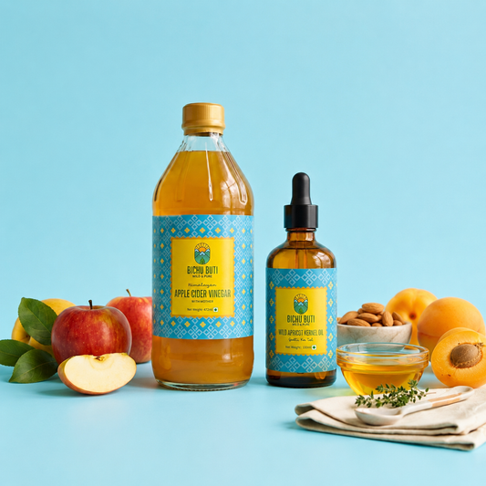 Bichu Buti Inside Out - Apple Cider Vinegar and Wild Apricot Kernel Oil Duo
