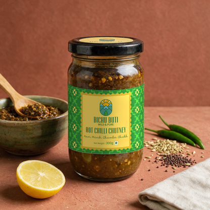 Hot Chilli Chutney — Hari Mirch Chamba Chukh